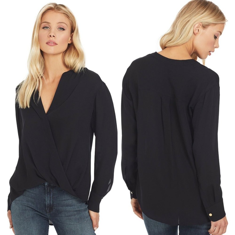 NWT A.L.C. Midnight Luca blouse top 0 2 4